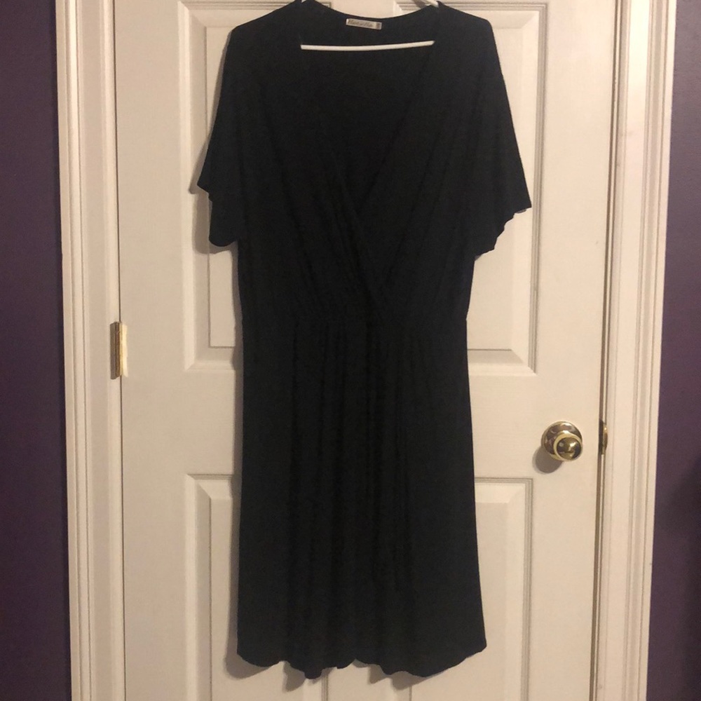 Black Wrap Dress